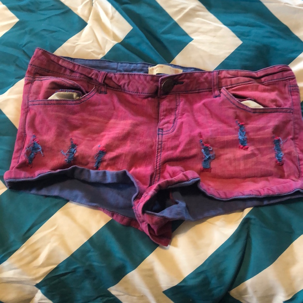 No boundaries pink blue and purple shorts size 17.